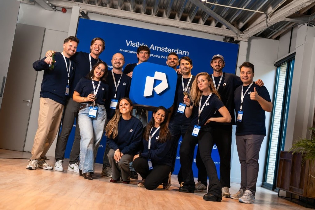The Promptwatch team at Visible Amsterdam