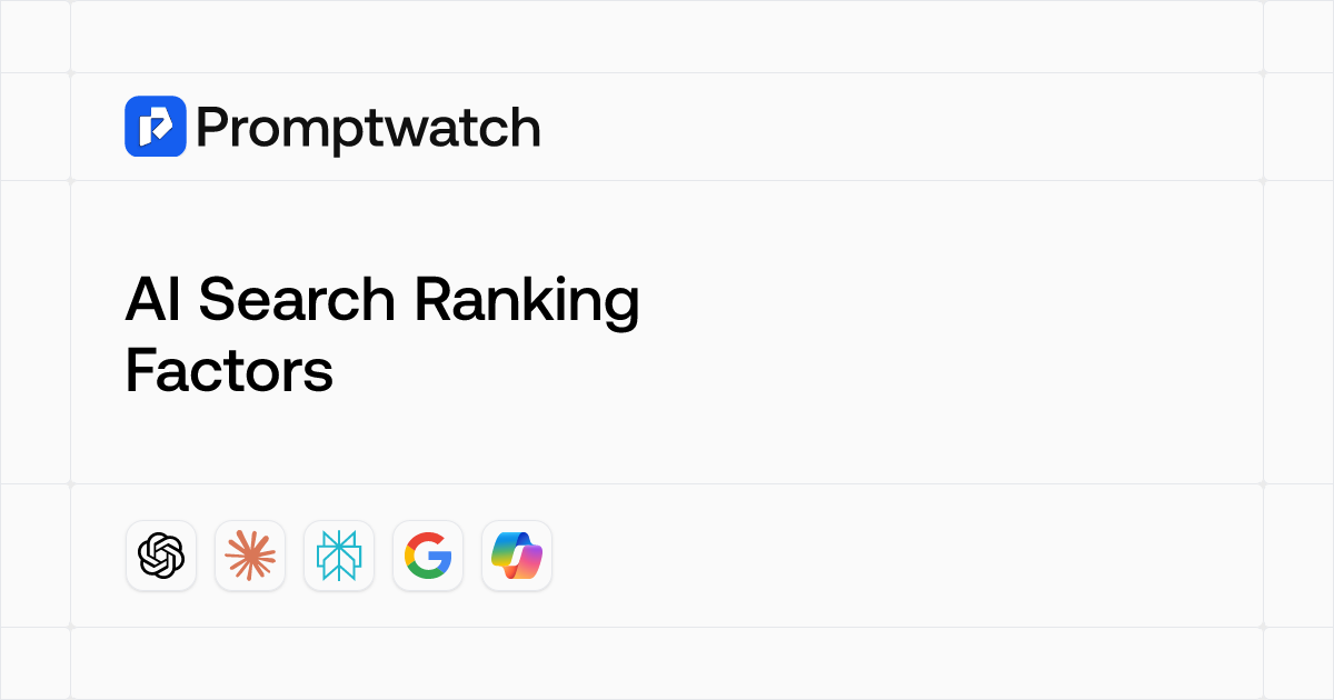 Ai Search Ranking Factors Ai Seo Geo Glossary Promptwatch
